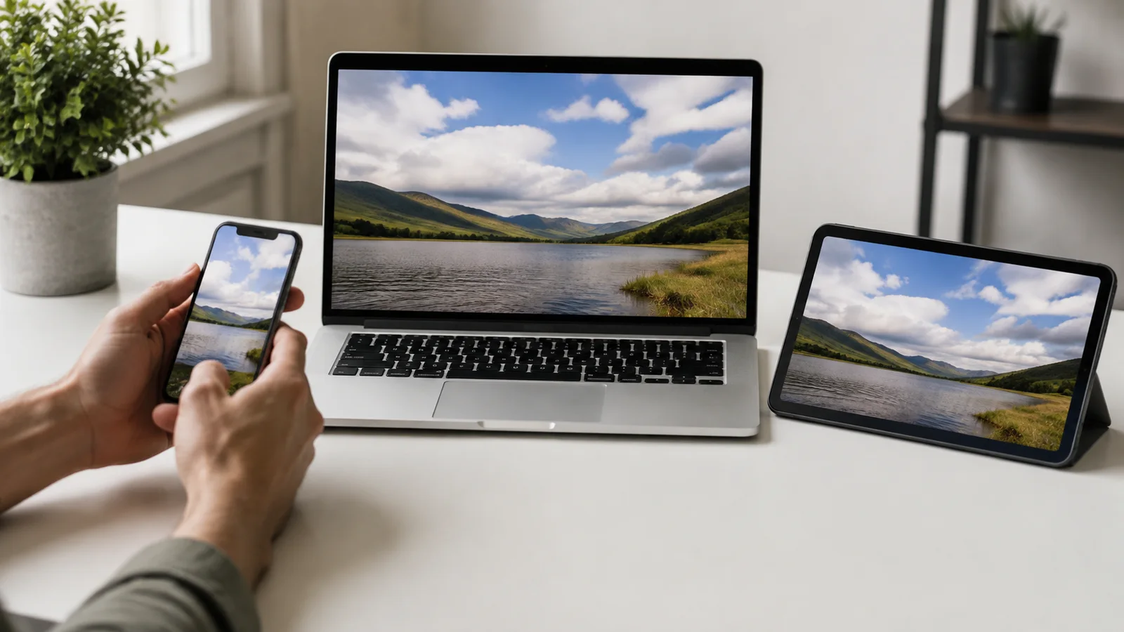 A digital retention manager analyzing delivery open rates and subscriber segments on a laptop across an organized workspace.